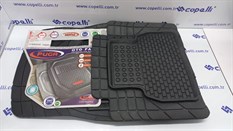 PASPAS UNIVERSAL ZUMRUT SIYAH KROM-KIRMIZI 3D HAVUZLU 5 PARCA-PUGA-GENEL