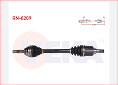 KOMPLE AKS SOL ON CLIO IV 1.5 DCI A-T UZUNLUK 610 mm 2012--VEKA-RENAULT