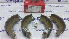 FREN PABUC BALATA ARKA R9 (L42) 1.4 PERCINLI 180X41 mm 1985-2000/R11 (B/C37) 1.4 1983-1995/R11 (B/C-WALBURG-RENAULT