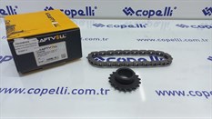 (12100105)YAG POMPA ZINCIR+DISLISI CLIO KANGO MEGAN II 1.5DCI K9K 7701470301-7701471316 (DK2090)-KRAFTVOL-TOFAS