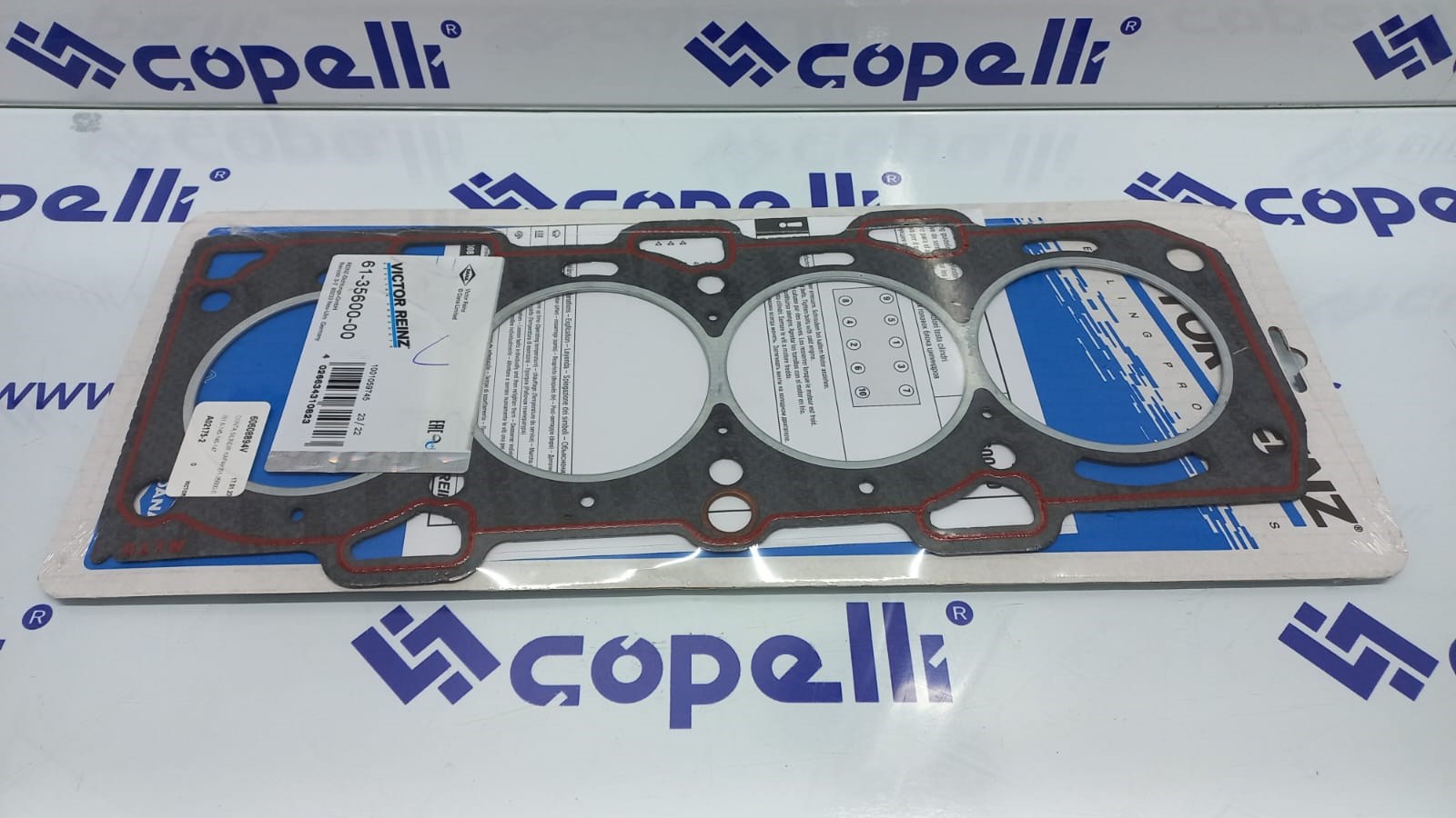 60608894V - CONTA,SILINDIR KAPAK(61-35600-00)1.6-145-146-147 / VICTOR