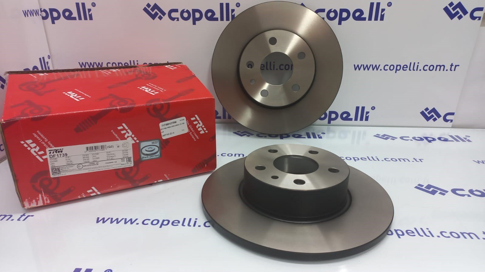 71738912TRW - (DF1739) FREN DISKI,ARKA TK 156/147 / TRW