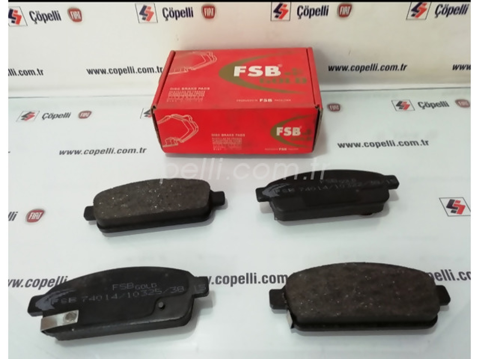 FSB-7 4014 - ARKA BALATA TK. ARKA BALATA FISSIZ CHEVROLET CRUZE 1,6 OPEL ASTRA J F2 13300867 25096 / FSB