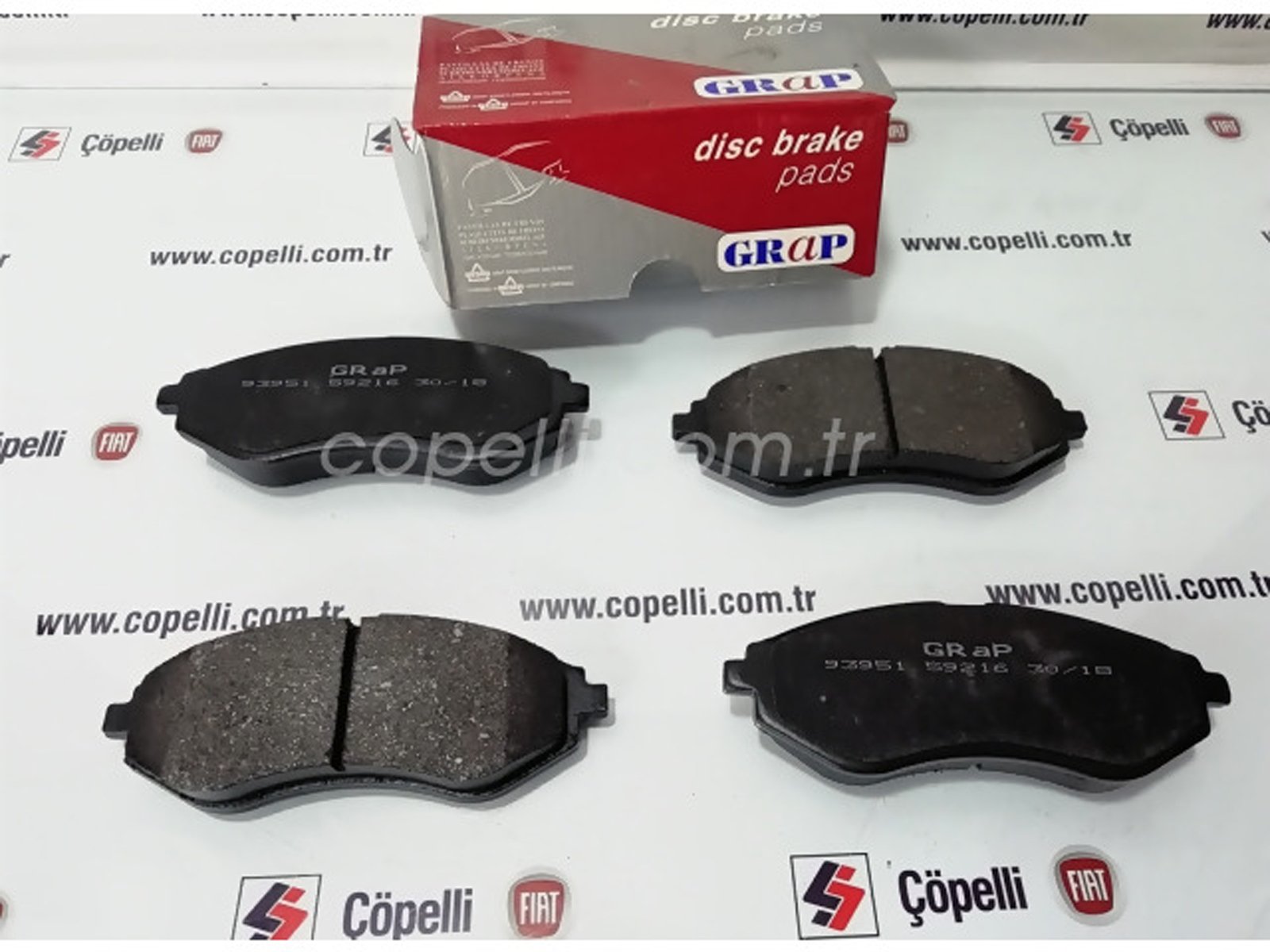 GRP-9 3951 - ON BALATA TK. CHEVROLET AVEO-KALOS-LOVE/AVEO-KALOS 05- 96534653 23974 524.0 94566892 / GRAP