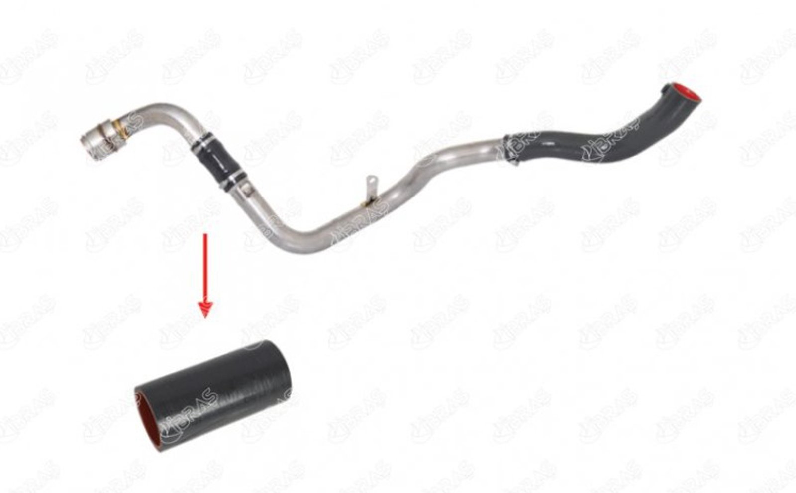 IBRAS-11149 - TURBO HORTUMU KUCUK METAL BORU HARIC LOGAN I SANDERO I 1.5 DCI 144608304R 144608245R / IBRAS