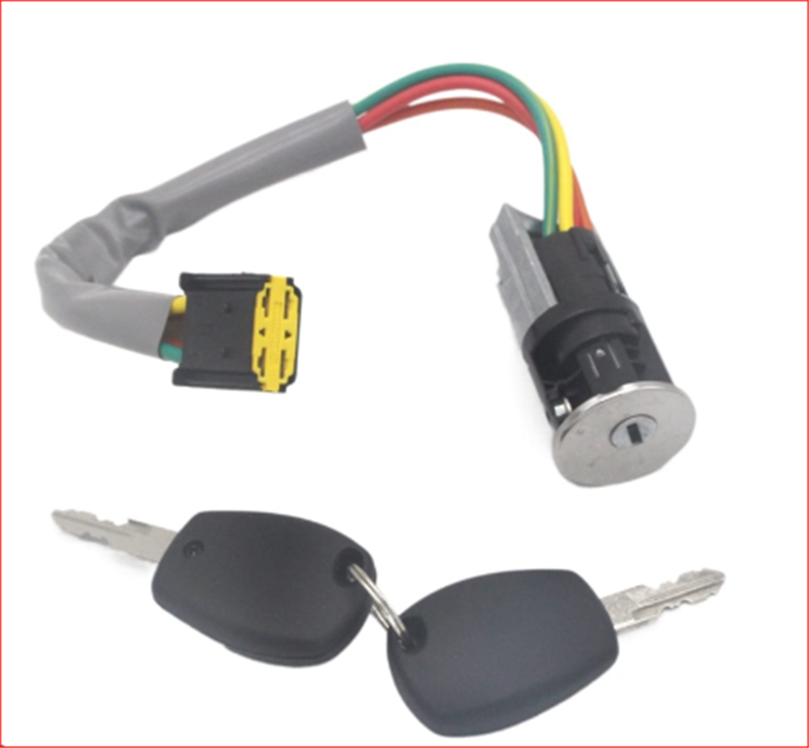 ZENON-RN97502K - KONTAK ANAHTARLI D.LOGAN-SANDERO (ALARIM DUGMELI ANAHTAR) TRAFIC II 2012- 2010-(6001549589 RN97502K)-ZENON-DACIA / ZENON