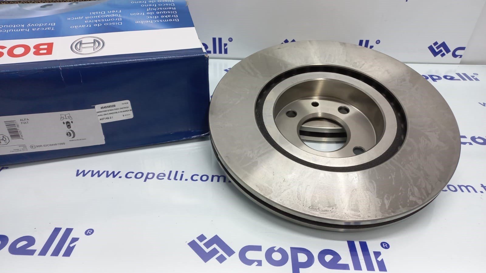 46455892B - (0986479S01)FREN DISKI ON(TEK)HAVALI 284.5 MM(DOBLO 06-MAREA 99-STILO 1.4 1.6 ) / BOSCH