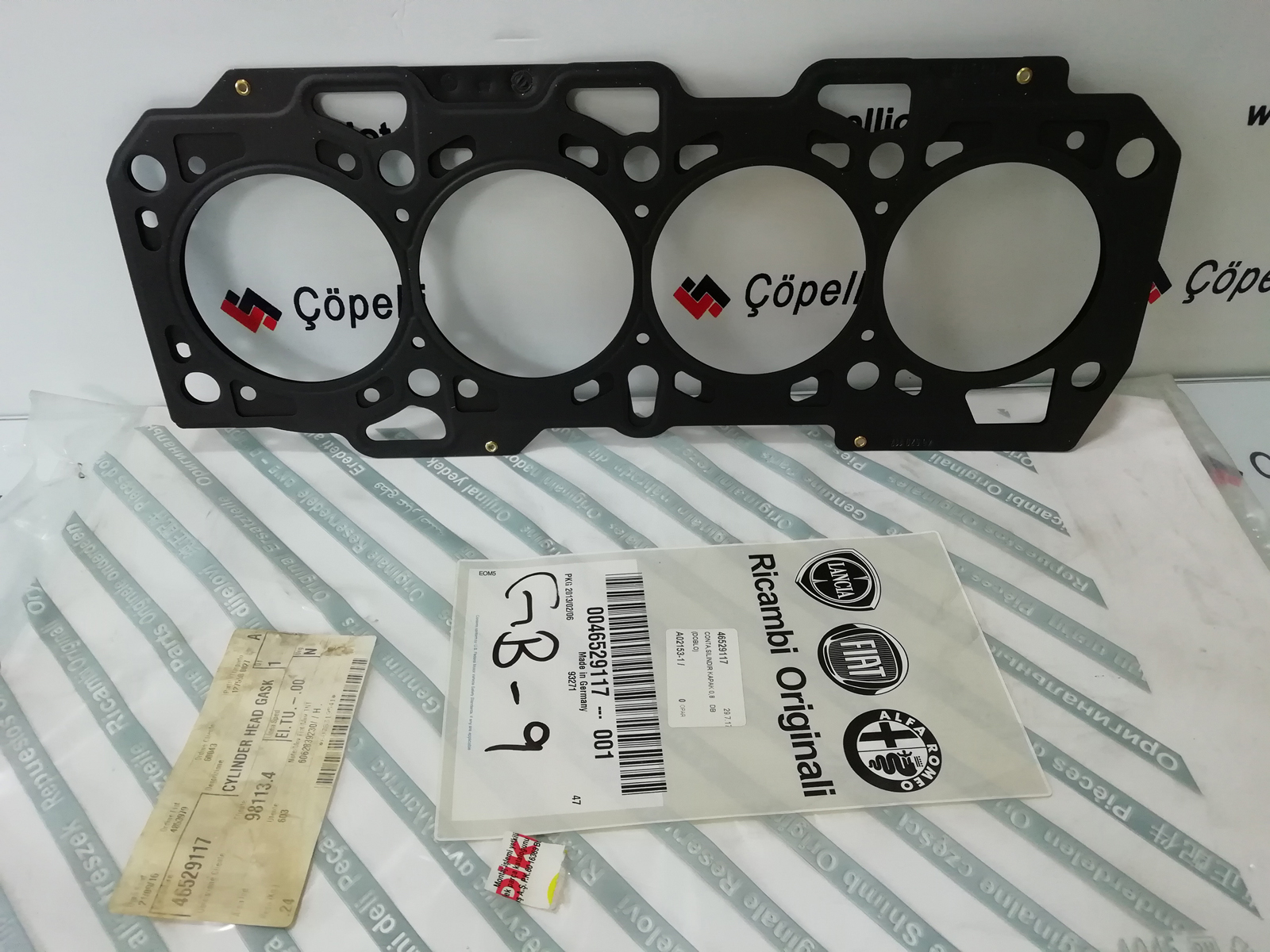 46529117 - CONTA,SILINDIR KAPAK 0,8 DB (DOBLO) / OPAR