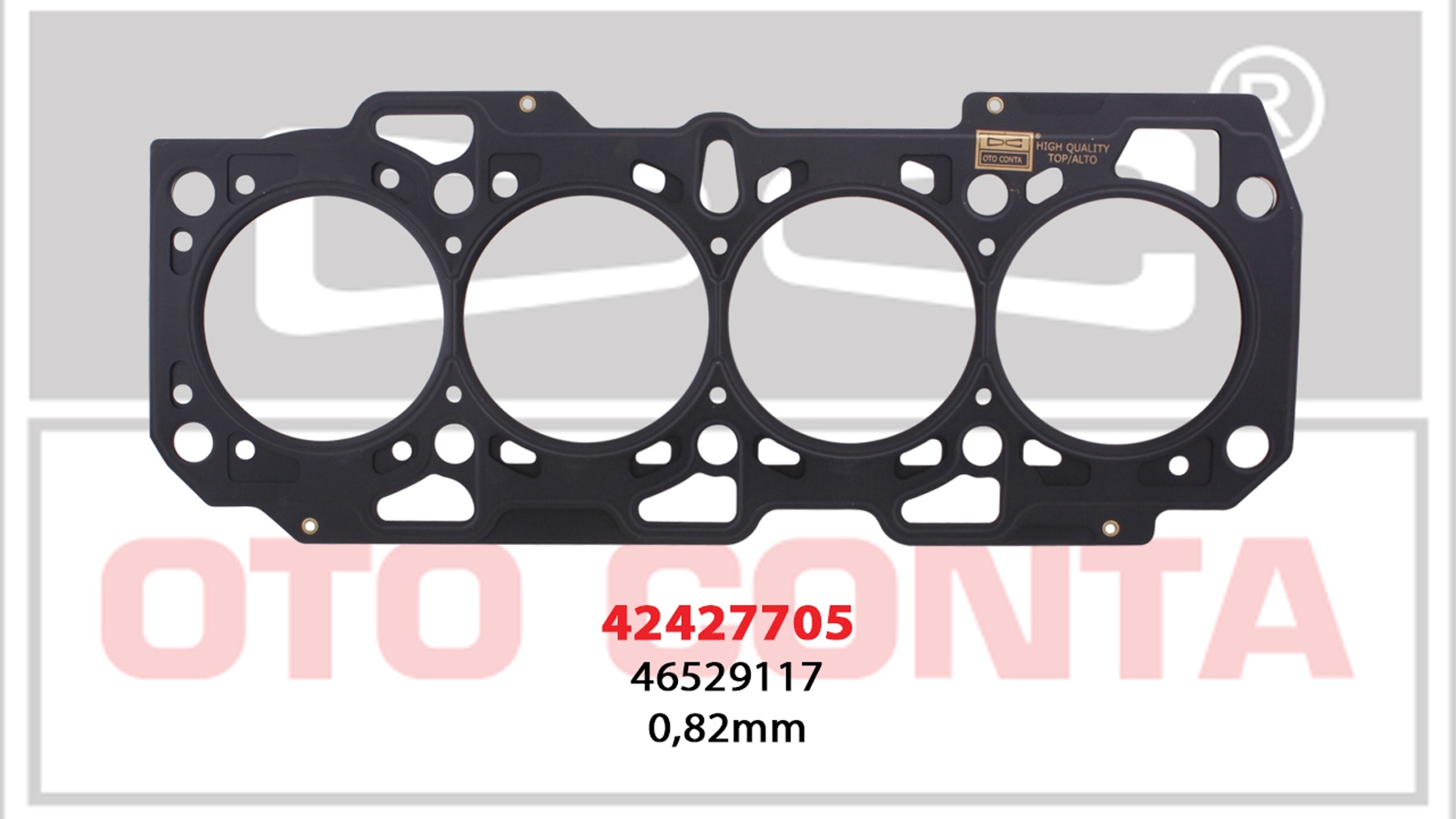 46529117-O - (42427705) DOBLO 1,9 D.SKC MLS COK KATLI CELIK 0,82 MM DELIKSIZ / OTOCONTA