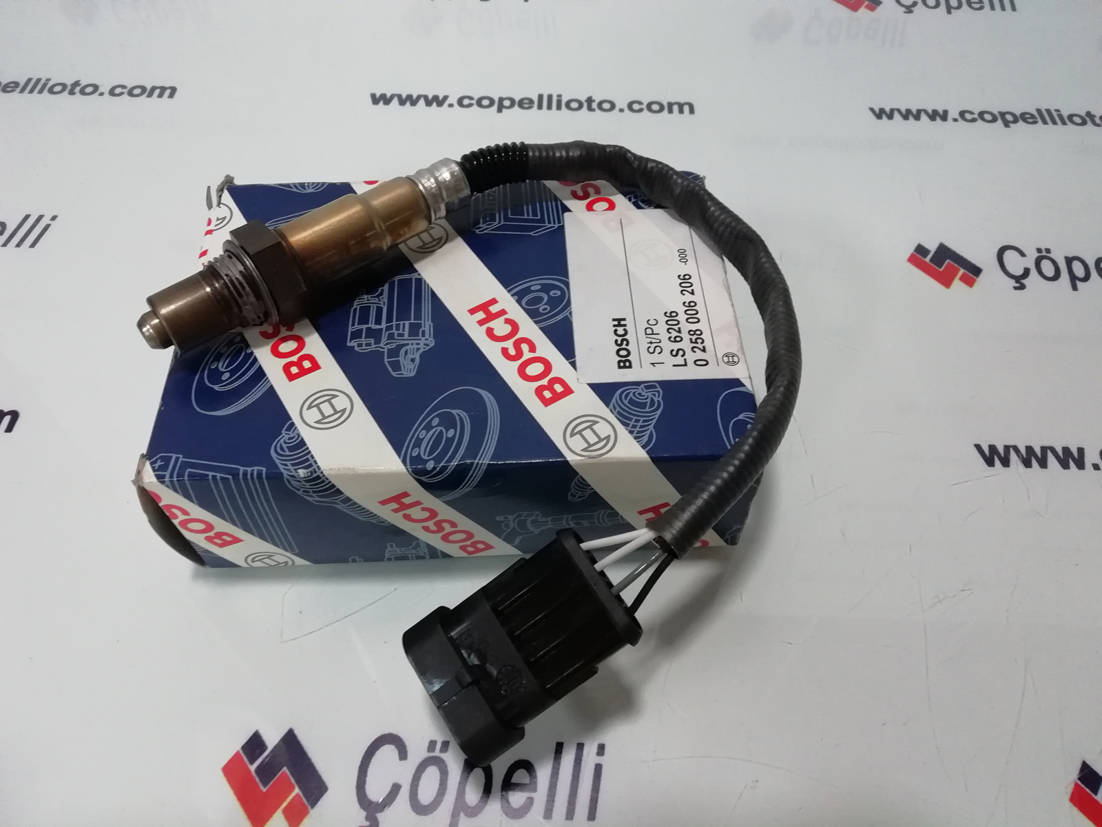 46751082B - ( 0258006206 ) LAMBDA - OKSIJEN SENSORU (PALIO-ALBEA-DOBLO 1.2 16V) OEM KOD.46751082 / BOSCH