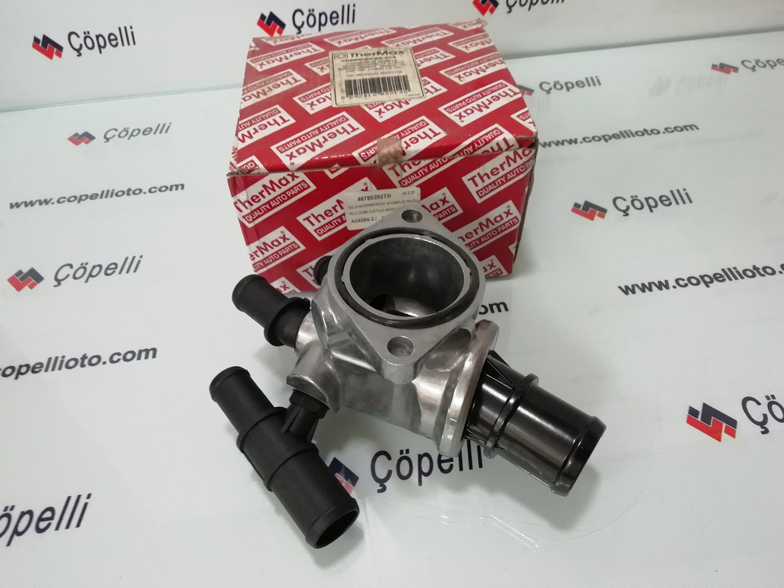 46785392TH - (02.214)TERMOSTAT (KOMPLE) MUSURLU DOBLO-STILO-MAREA-BRAVO-BRAVA-147-156-166-LYBRA 1.9 JTD(V2836) 46 / THERMAX