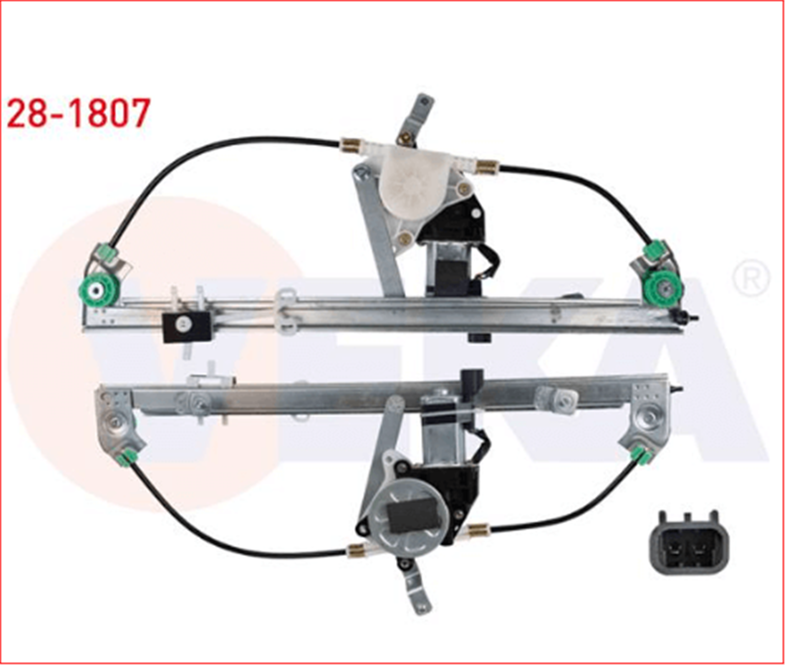 46786202V - (28-1807)CAM KRIKOSU SAG (ON) ELEKTRIKLI (023) PO (PALIO)(SIENA)(28-1807)-VEKA-FIAT / VEKA