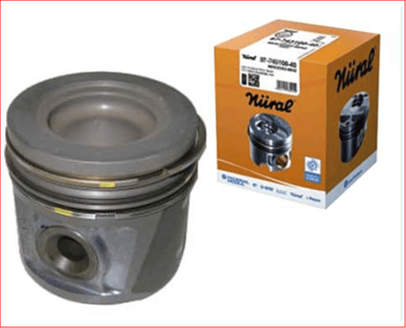 500054824G - (8779954040)PISTON+SEGMAN 0.40 TEK EURO5 2.3 DCT III-IV(87844906)-GOETZE-FIAT / GOETZE