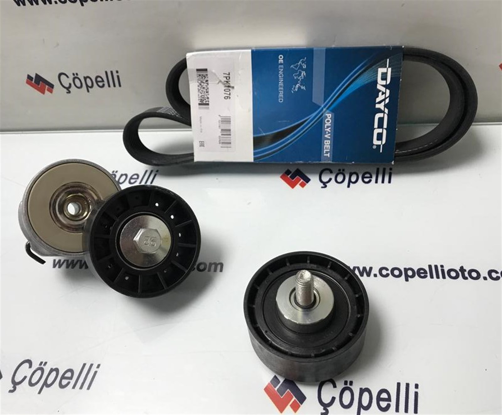 504086751DTK - (KPV070)OTOMATIK GERGI+KAYIS+AVERE RULMAN KIT 2.3 DUCATO GTK027PK1078 / DAYCO