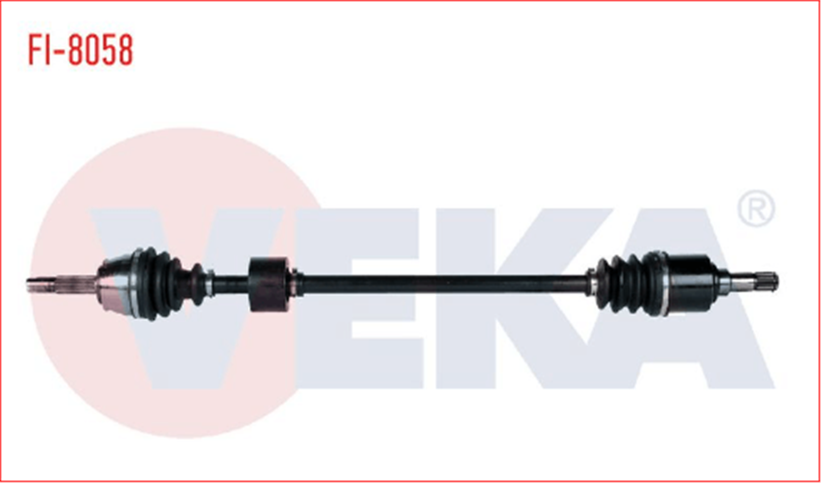 51757653V - (FI-8058) KOMPLE AKS ON SAG DOBLO (119.223) 1.4 930,50 MM 2001-2010 (DS-FI053)-VEKA-FIAT / VEKA