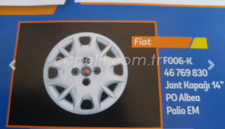51820015T - JANT KAPAGI F006K PO (PALIO)(SIENA)-TISA-FIAT / TISA
