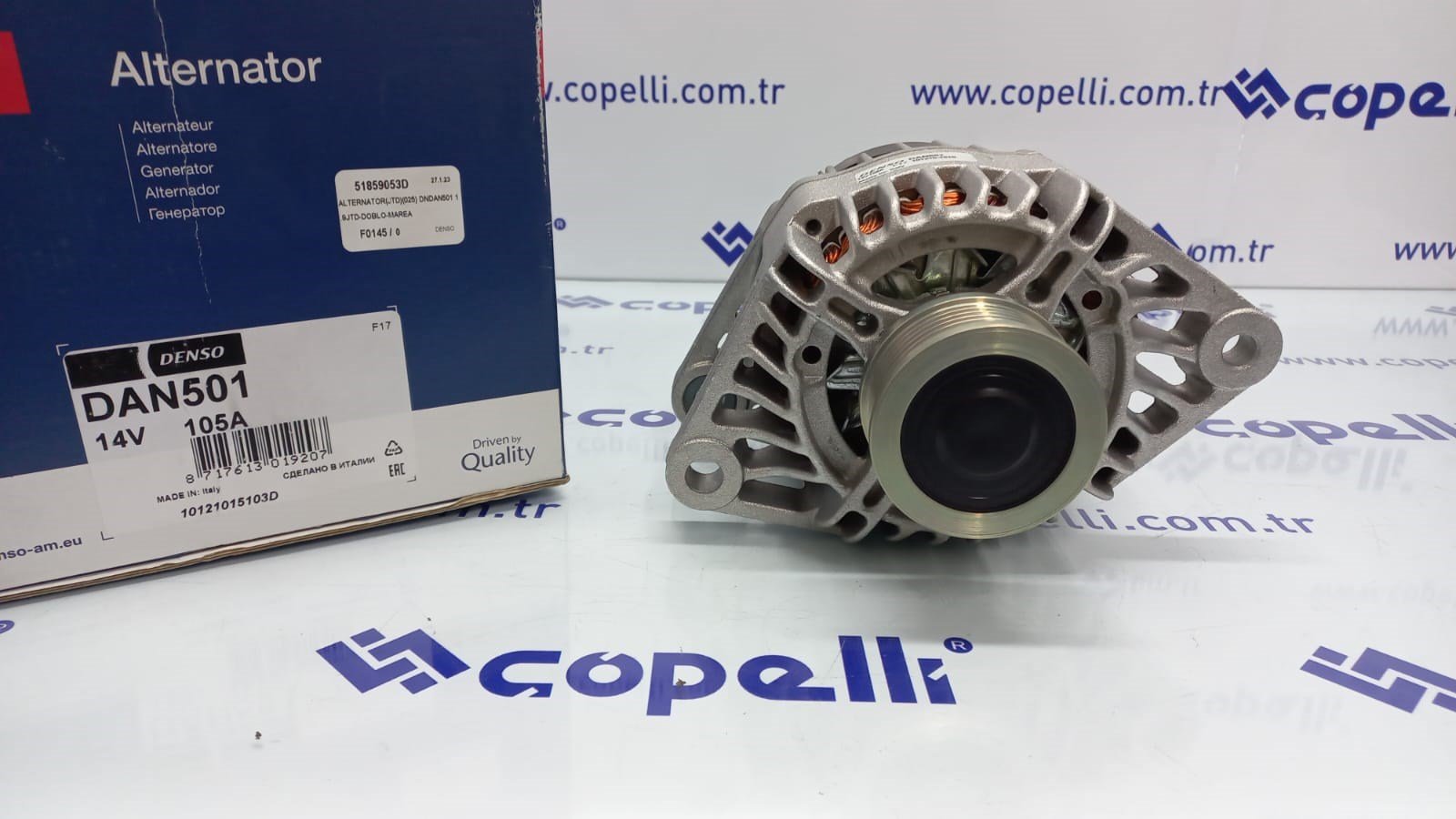 51859053D - ALTERNATOR(JTD)(025) DNDAN501 1.9JTD-DOBLO-MAREA / DENSO