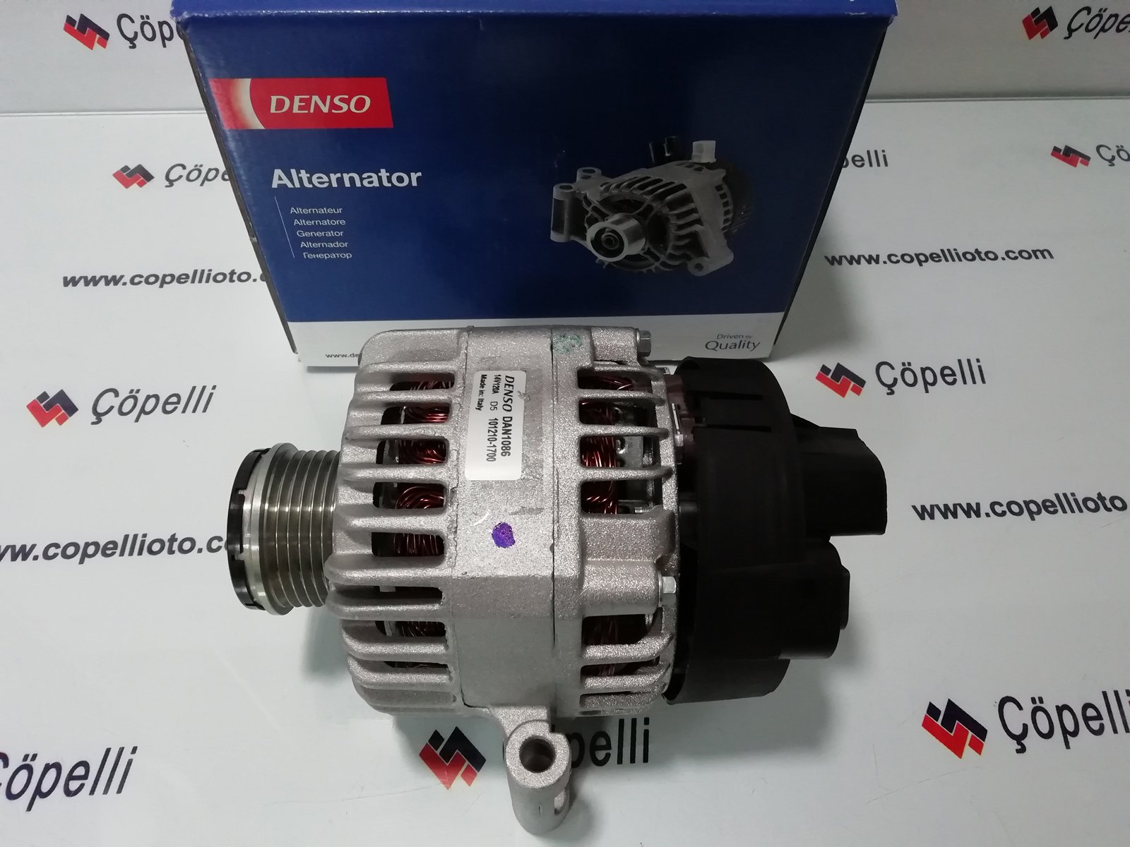 51880173D - (DAN1086)ALTERNATOR 120A FIORINO,500C 1.3D MULTIJET 07- / DENSO