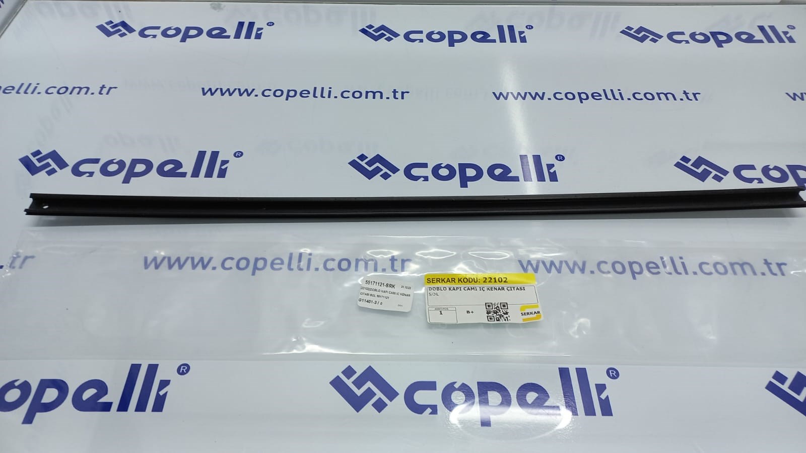 55171121-SRK - (22102)DOBLO KAPI CAMI IC KENAR CITASI SOL 55171121 / SRK