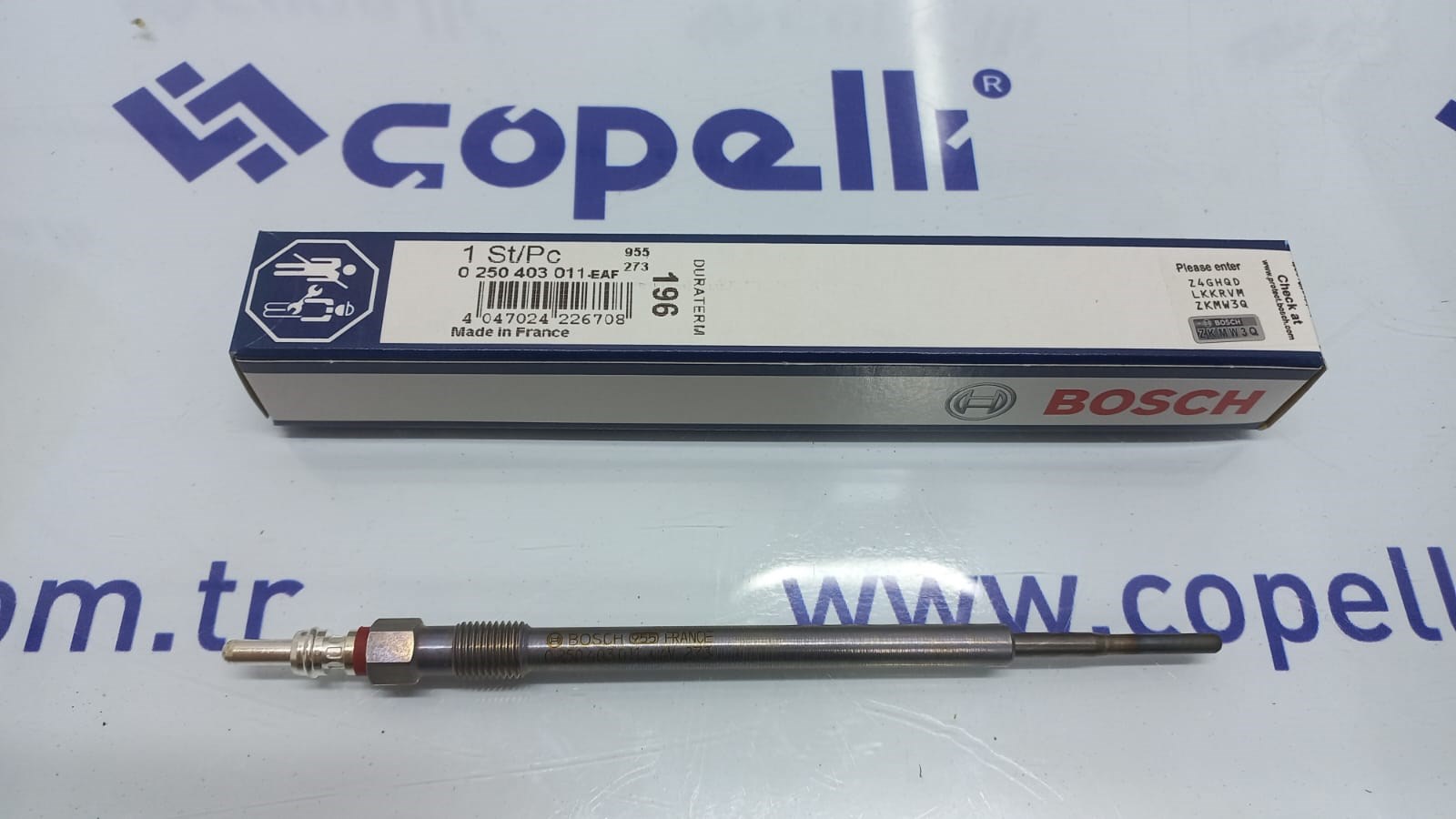 55200755B - (0250403011) KIZDIRMA BUJISI CIFT FLAMENTLI DOBLO LINEA PUNTO EVO 09- 1.6 MJT (4.4V) / BOSCH