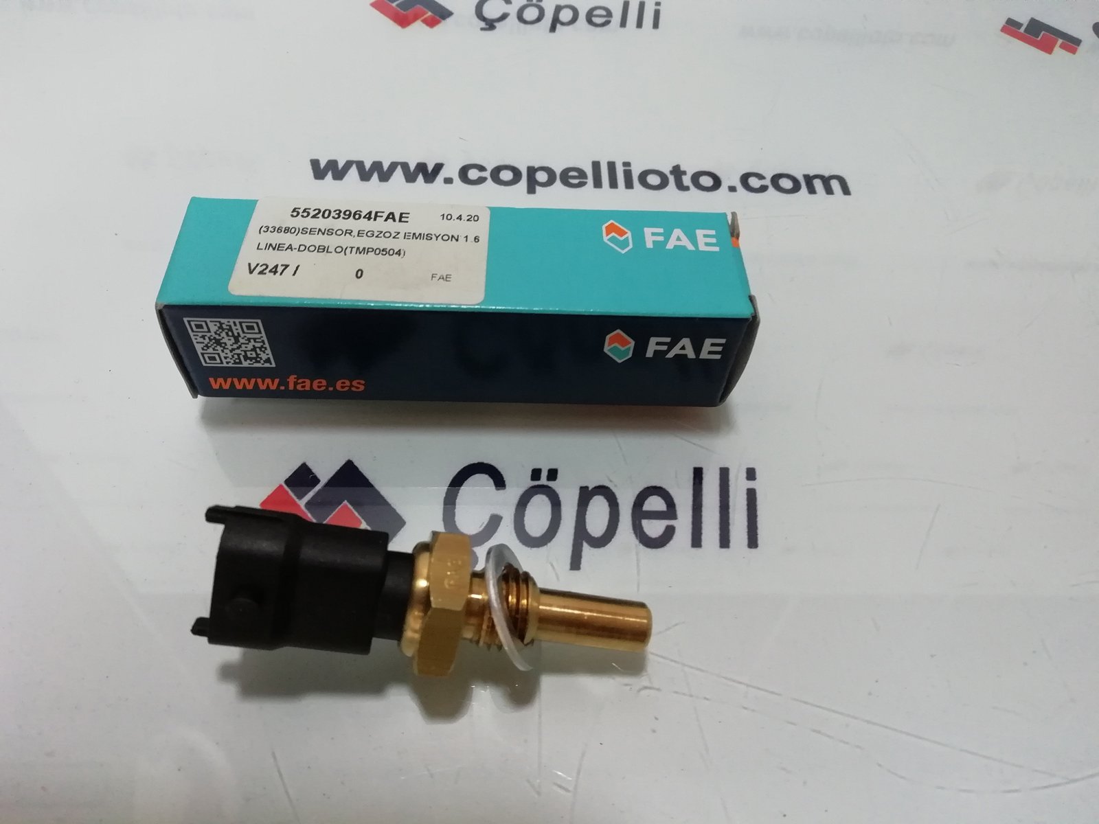 55203964FAE - (33680)SENSOR,EGZOZ EMISYON 1.6 LINEA-DOBLO(TMP0504) / FAE