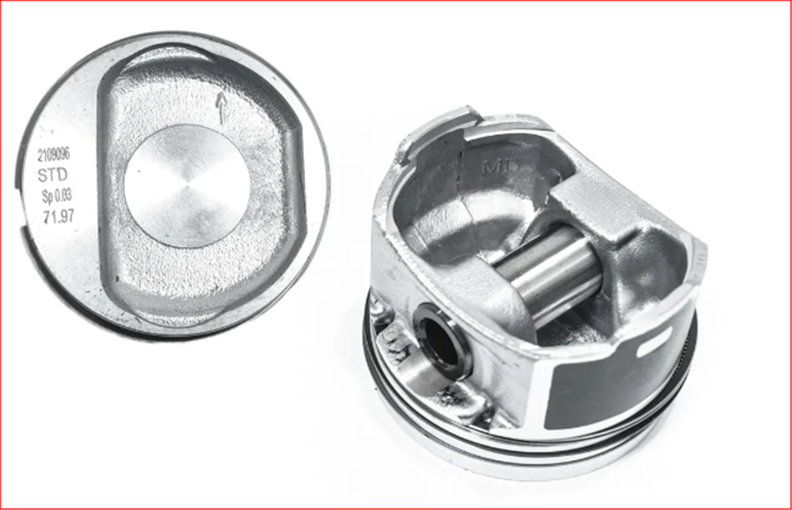 55204025K - (18_2010210))PISTON+SEGMAN TEK STD 72MM 1.4-8V ALBEA PALIO DOBLO GRANDE PUNTO-KING-FIAT / KING