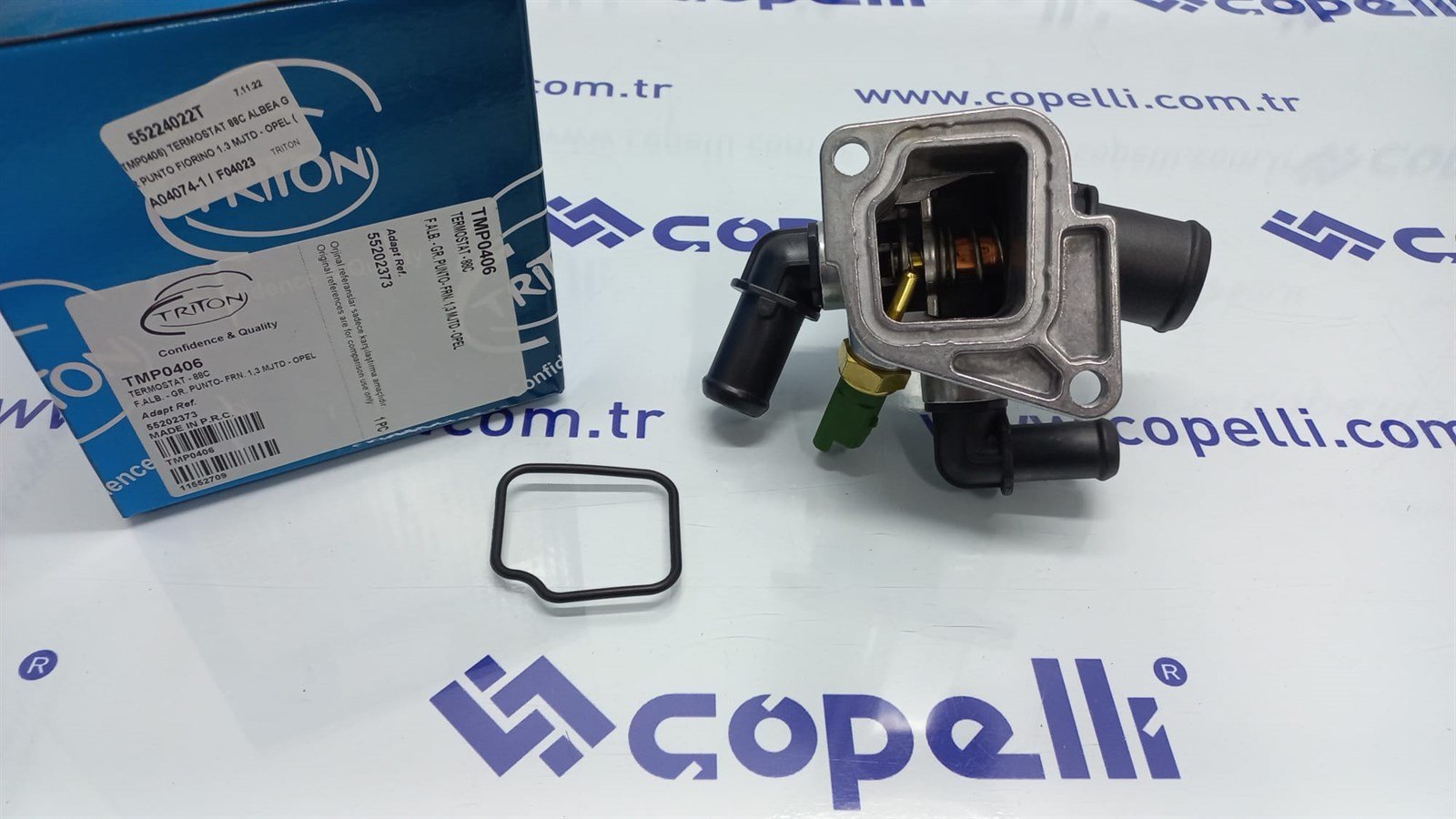 55224022T - (TMP0406) TERMOSTAT 88C ALBEA GR PUNTO FIORINO 1.3 MJTD - OPEL (11552709) (55202373) / TRITON