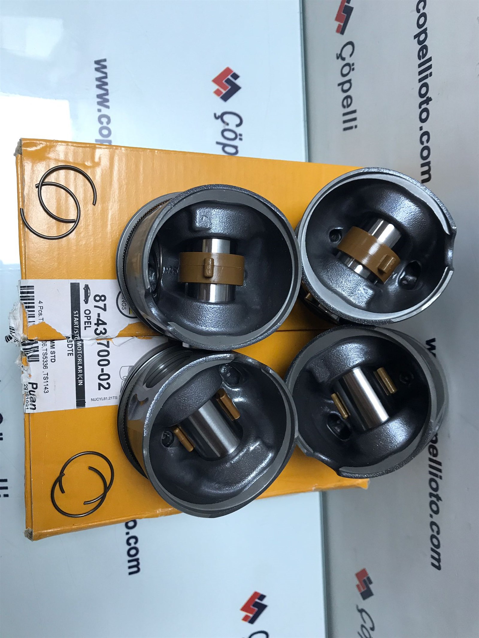 55229807G - (8772661STD)PISTON+SEGMAN TEK STD-1.3JTD-90HP(EURO 5)DOBLO-LINEA-GPUNTO / GOETZE