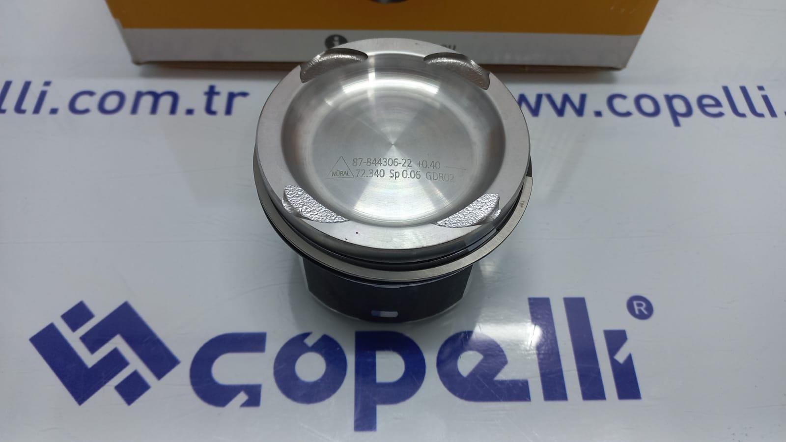 55272810G - (877068204)PISTON+SEGMAN TEK 0.40 72.00MM 1.4 TJET FIAT500 BRAVO2 EGEA 1.4 T JET-GOETZE-FIAT / GOETZE