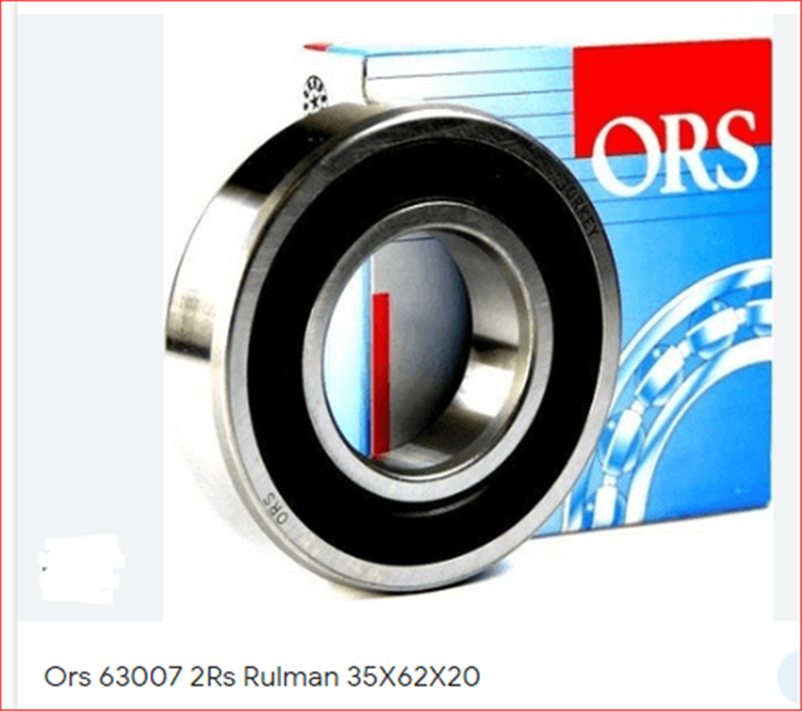 63007ORS - ORTA AKS RULMANI(63007 2RS/C3)1.4- 1.6-DOBLO 35X62X20 CLIO IV KANGO III DUSTER [397743841R]-ORS-FIAT / ORS