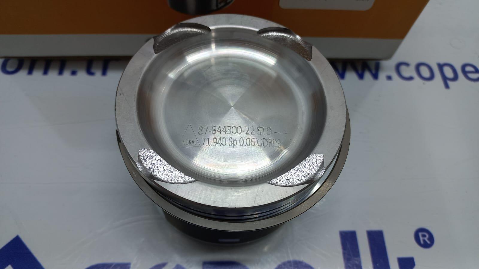 71732628GT - (8770682STD)PISTON+SEGMAN TEK STD 72.00MM 1.4 TJET FIAT500 BRAVO II EGEA -GOETZE-FIAT / GOETZE