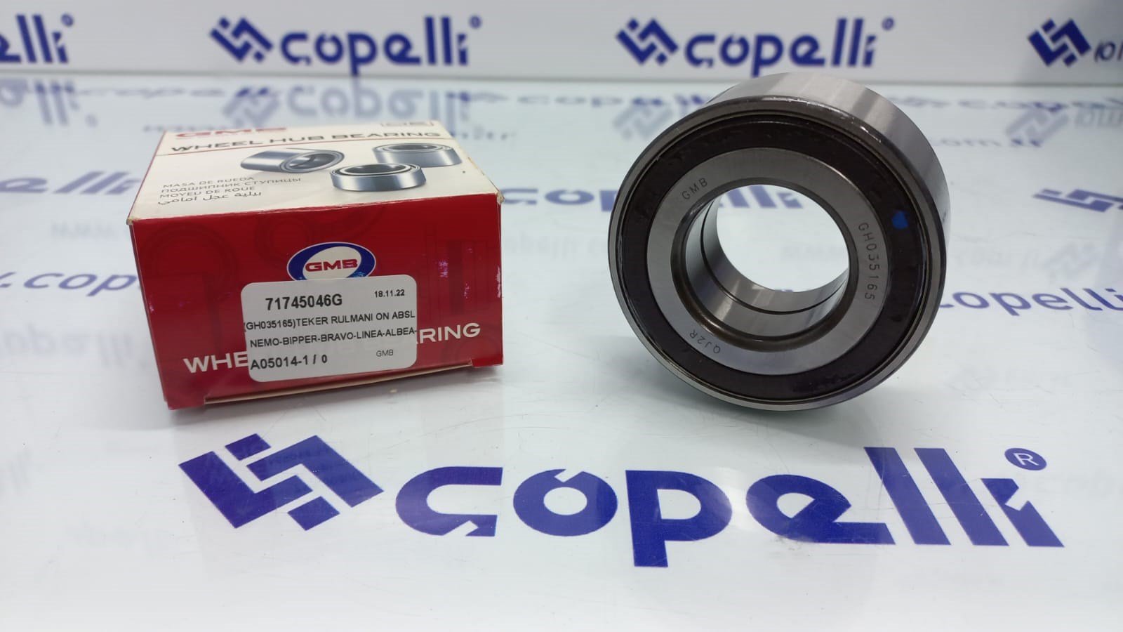 71745046G - (GH035165)TEKER RULMANI ON ABSLI NEMO-BIPPER-BRAVO-LINEA-ALBEA-DOBLO-MAREA-PALIO-PUNTO-TEMPRA-TIPO / GMB