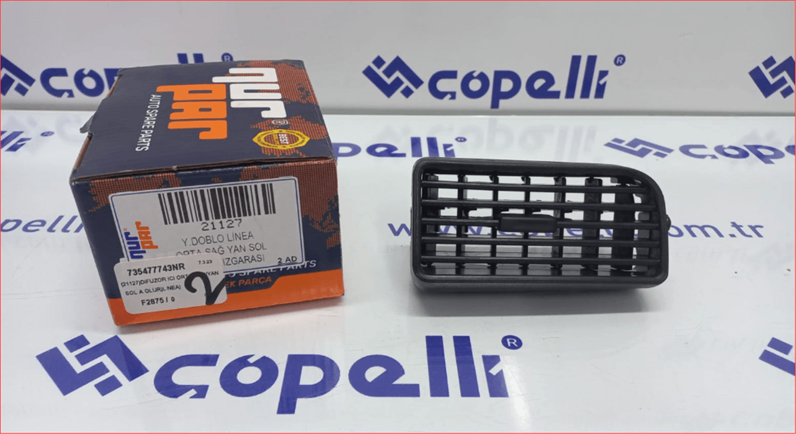 735477743NR - (21127)DIFUZOR ICI ORTA SAG(YAN SOL A OLUR)LINEA)-NUR-FIAT / NUR