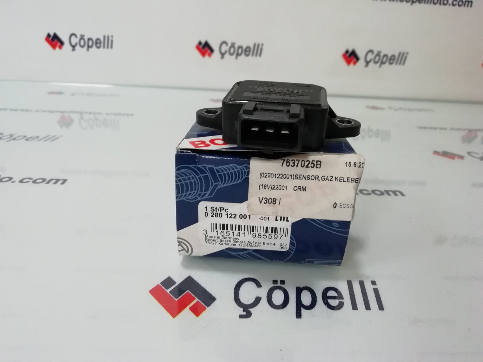 7637025B - (0280122001)SENSOR,GAZ KELEBEGI(16V)22001 CRM / BOSCH