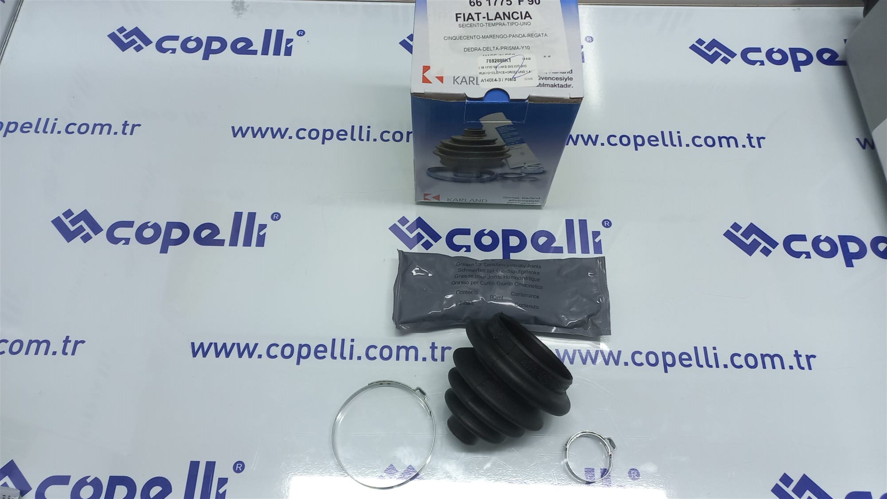 7682886KT - ( 66 1775F90 ) AKS DIS KITI (KORUK+2KELEPCE+GRES) UNO 1.4 70 S I.E 92-01 ( 66 1775B@GOM) / GOMET