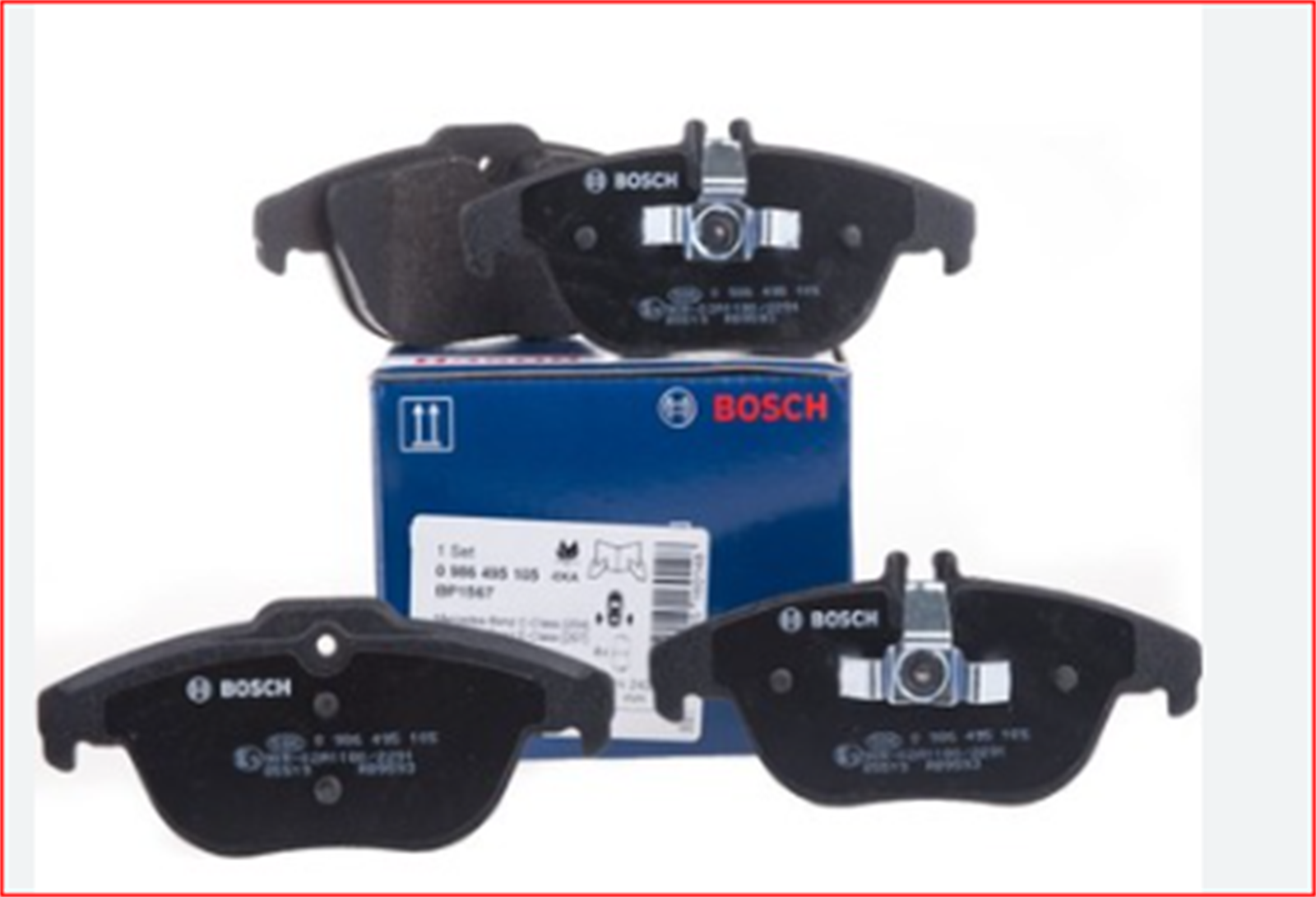 77366481B - (0986495103) ON FREN BALATA TAKIMI 500L OPEL CORSA D / BOSCH