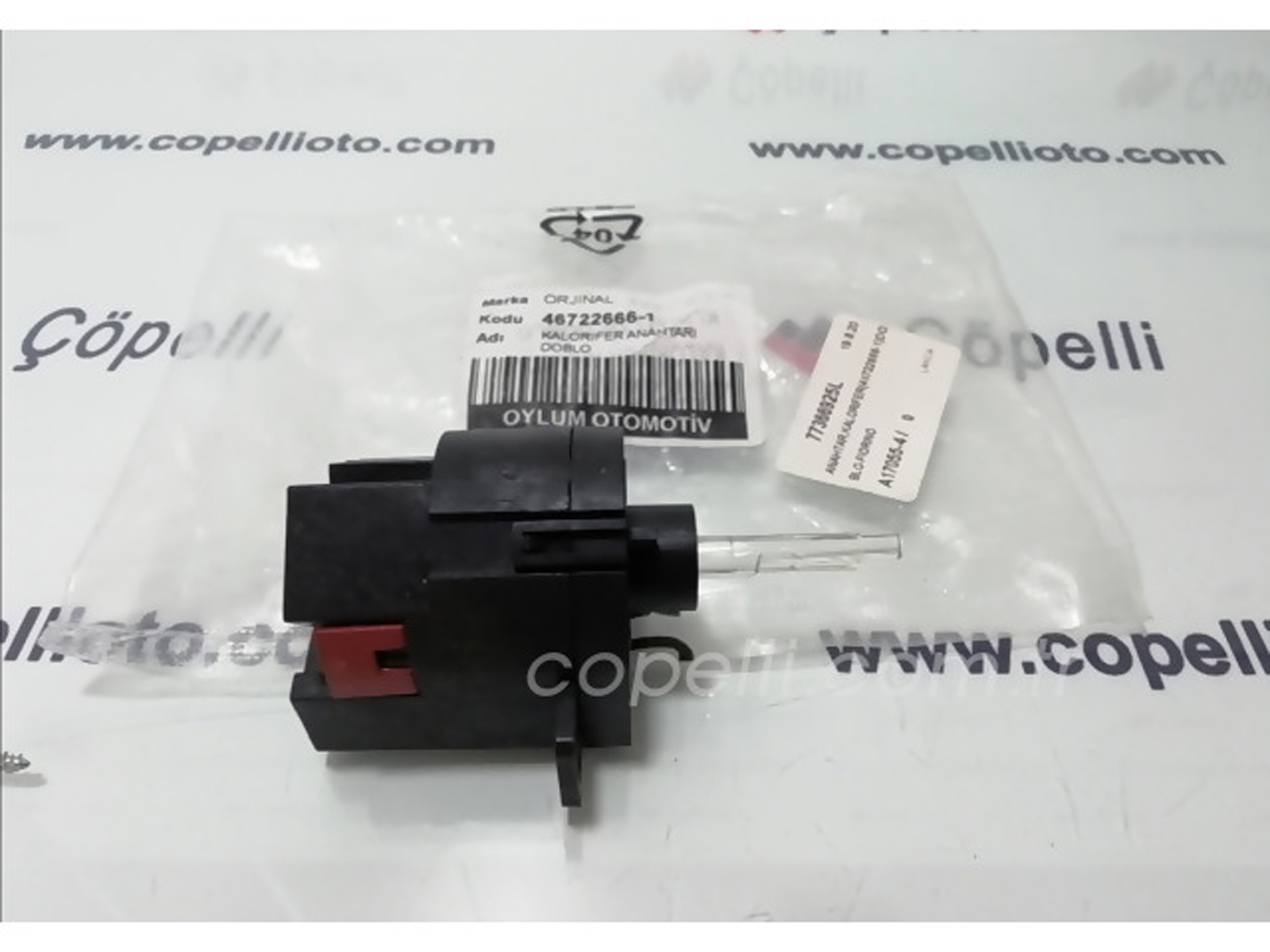 77366925L - ANAHTAR,KALORIFER(46722666-1)DOBLO-FIORINO / LANCIA