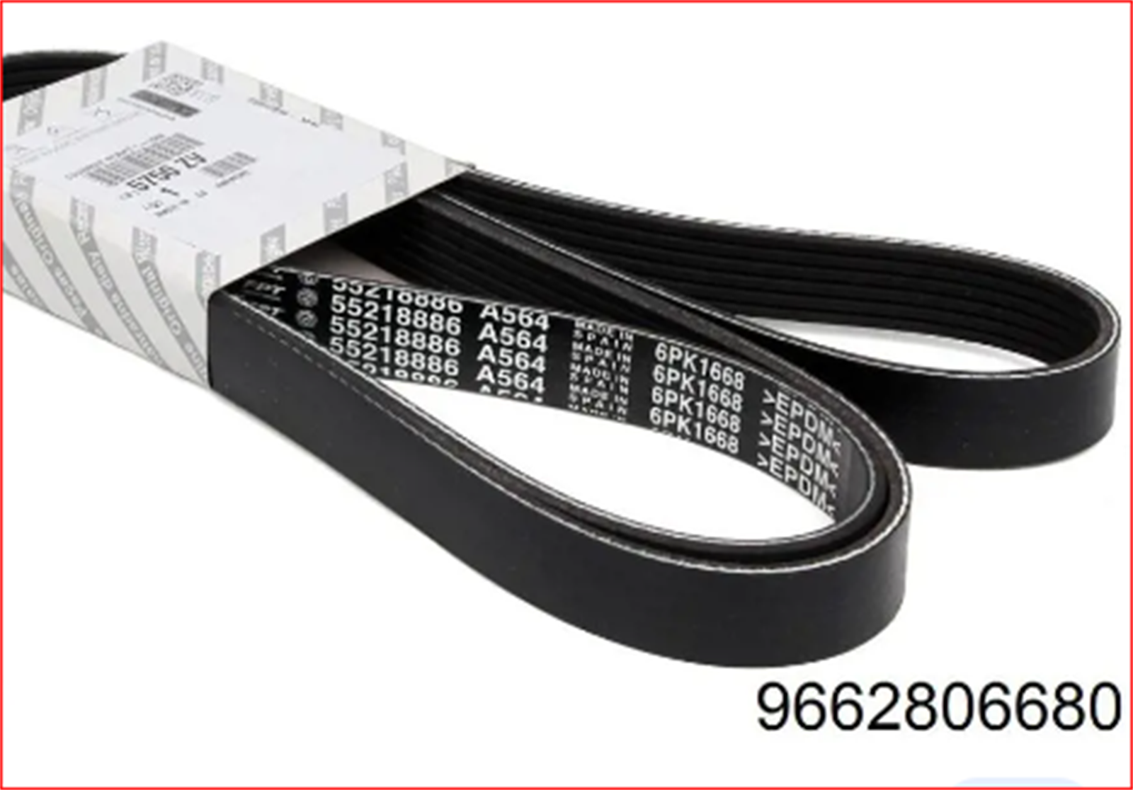 9662806680P - KAYIS,ALTERNATOR(025) DUCATO BOXER (5750YH)(6PK1670) / PEUGEOT