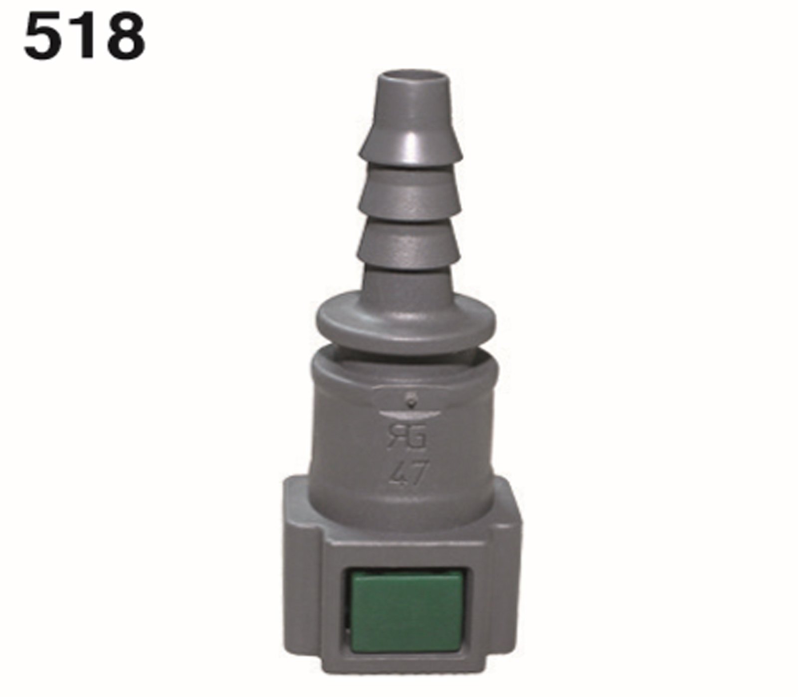 A-6610 - 2001-2009 DOBLO CLIO KANGOO MEGANE LAGUNA F TIPI YAKIT BORU JAKI GRI RENK TIRNAKLI YESIL (KUTU:10) / AYHAN