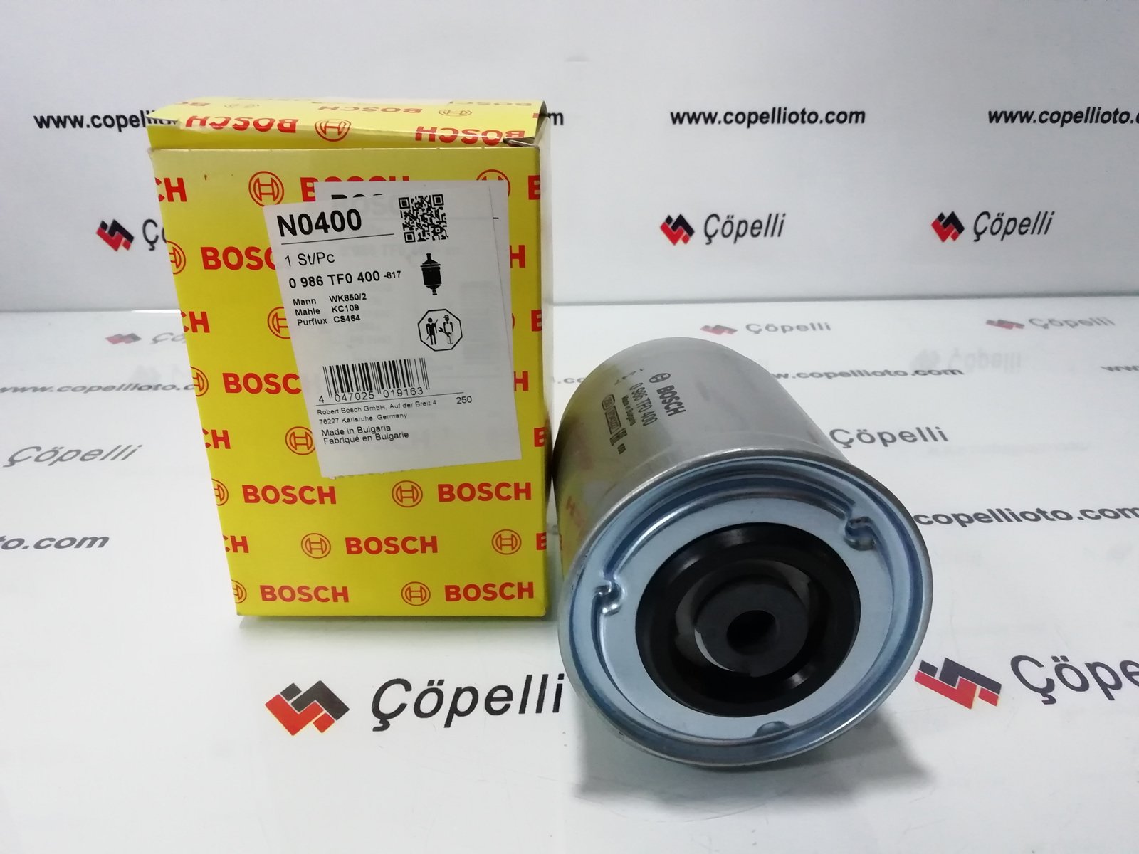 0986TF0400 - MAZOT FILTRESI TRANSIT 99-00 TURBO 1015734,1049979,1208300,1983777234,1995126675,97FF917676AA,97FF91 / BOSCH