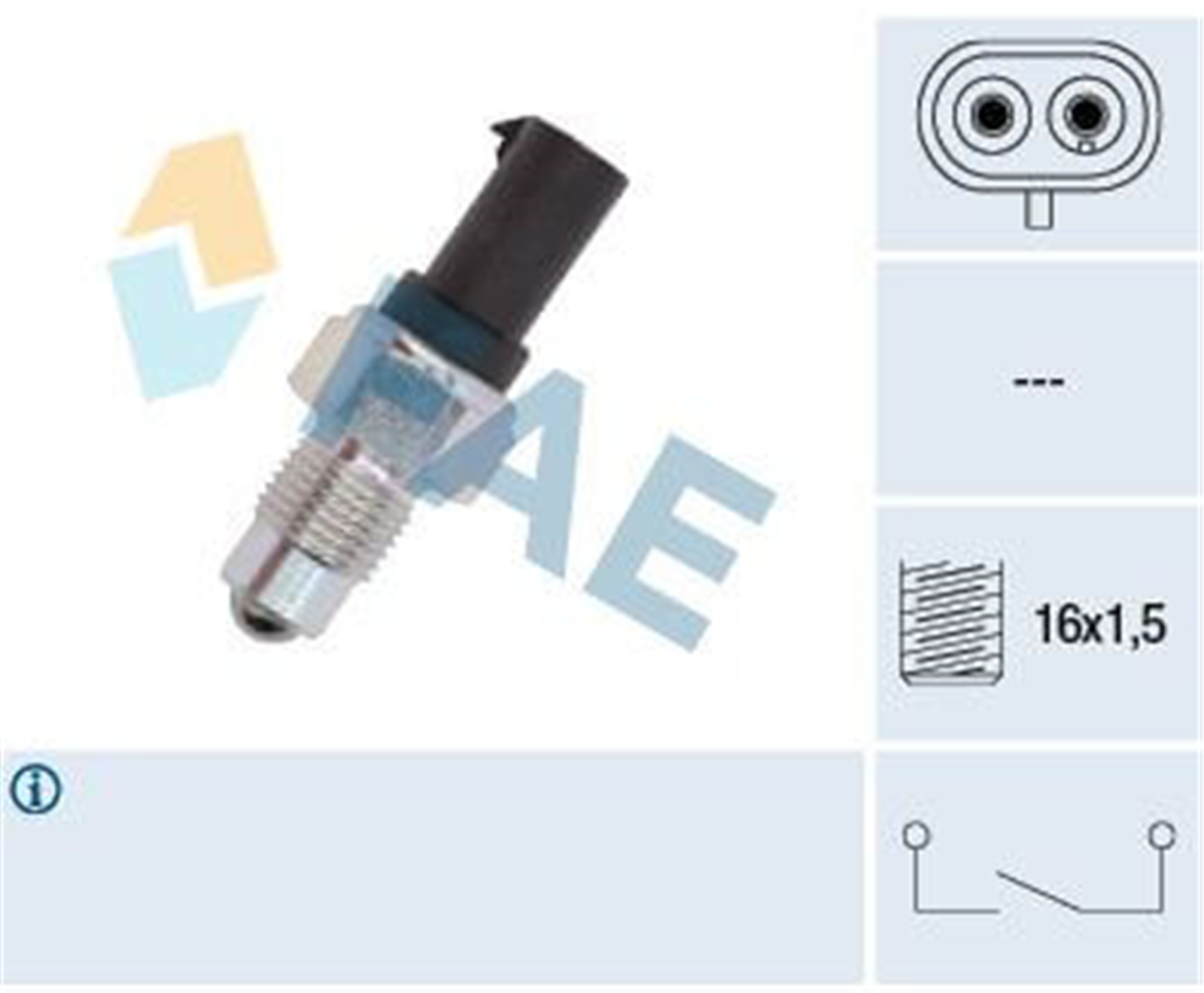 40920 - GERI VITES SENSORU (MUSURU) (F18152) TRANSIT 91-94 2.5 ( 88VB15520AA )( 6178267 )-FAE-FORD / FAE
