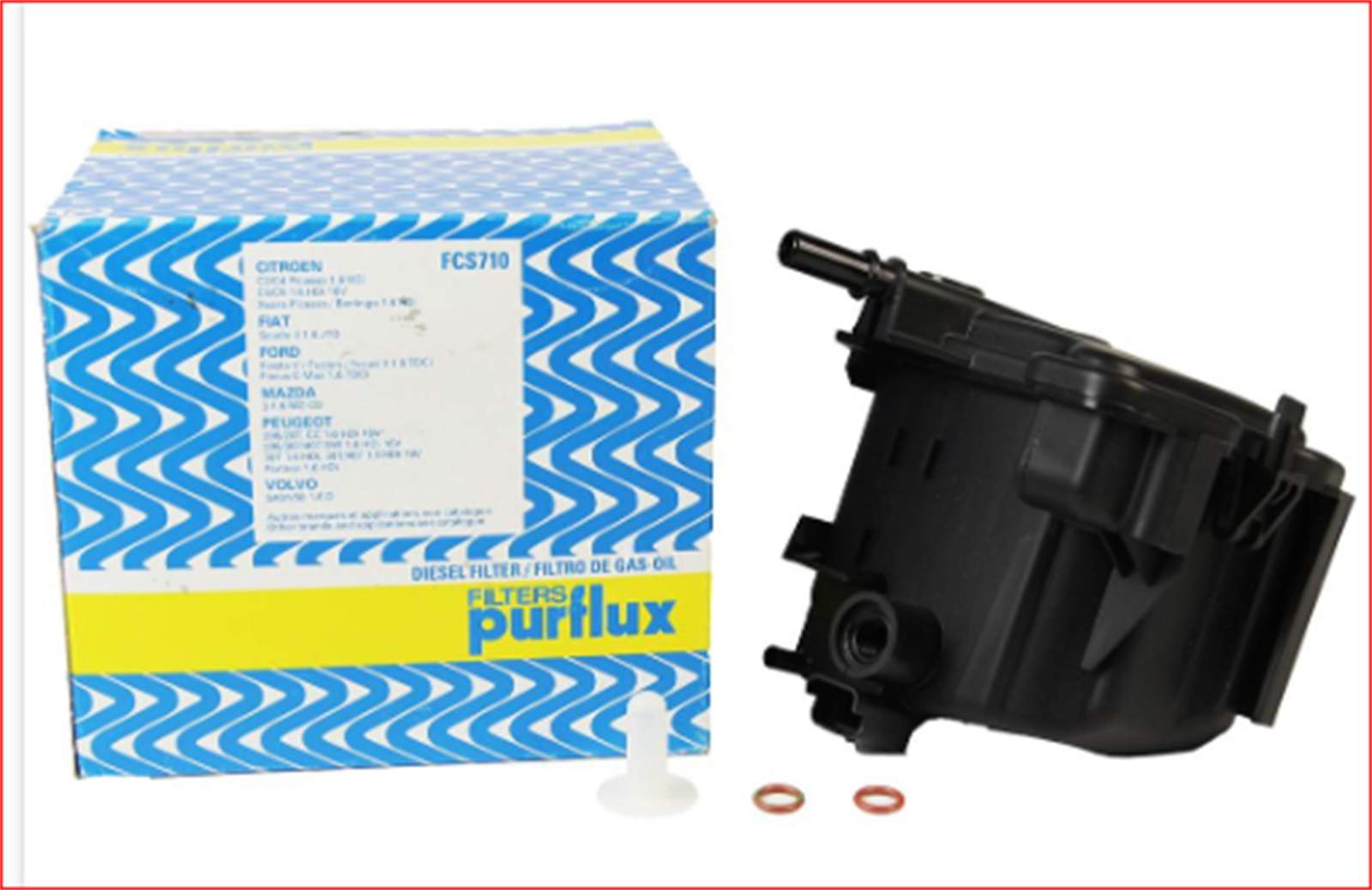 FCS710 - MAZOT FILTRESI FOCUS 05- 1.6 TDCI ( 1901.78 ) 0450907006 WB 410 1901.67 1901.95 9467616080P SAR-SF-1-PURFLUX-FORD / PURFLUX