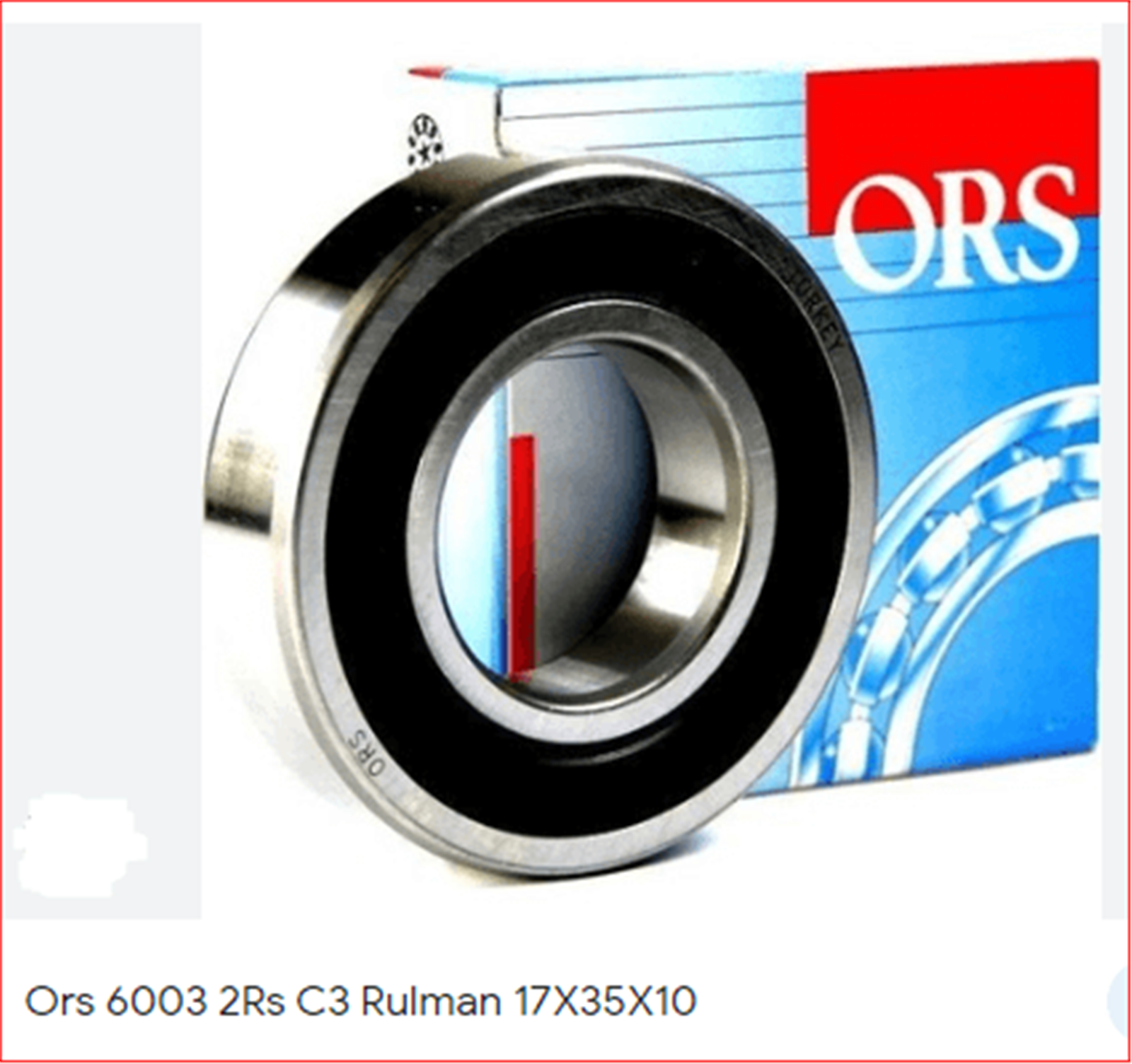 24905070ORS - RULMAN,ALTERNATOR(6003 2RS) GENEL-ORS-GENEL / ORS