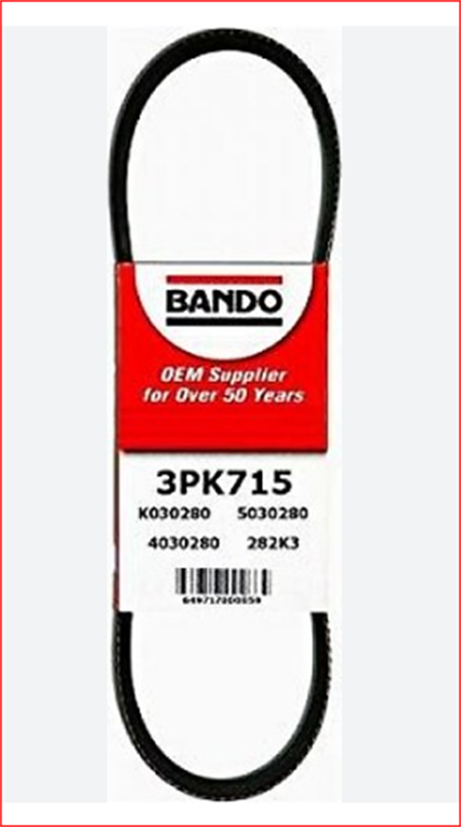 3PK715-BD - KANALLI KAYIS,BAN-3PK715 / BANDO