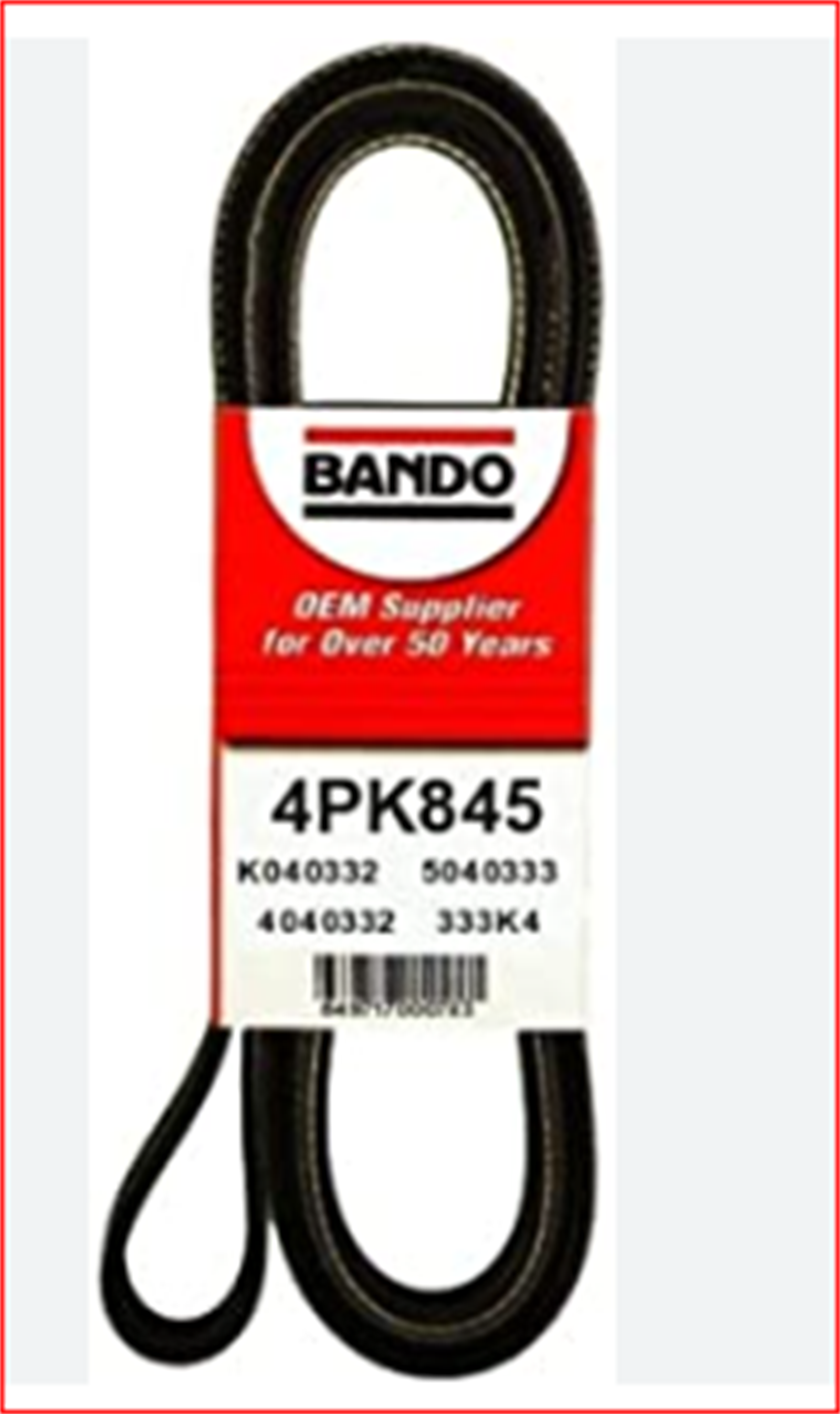 4PK845-BD - KANALLI KAYIS,BAN-4PK845 11920V7301-1195053J10-1195053J20 / BANDO