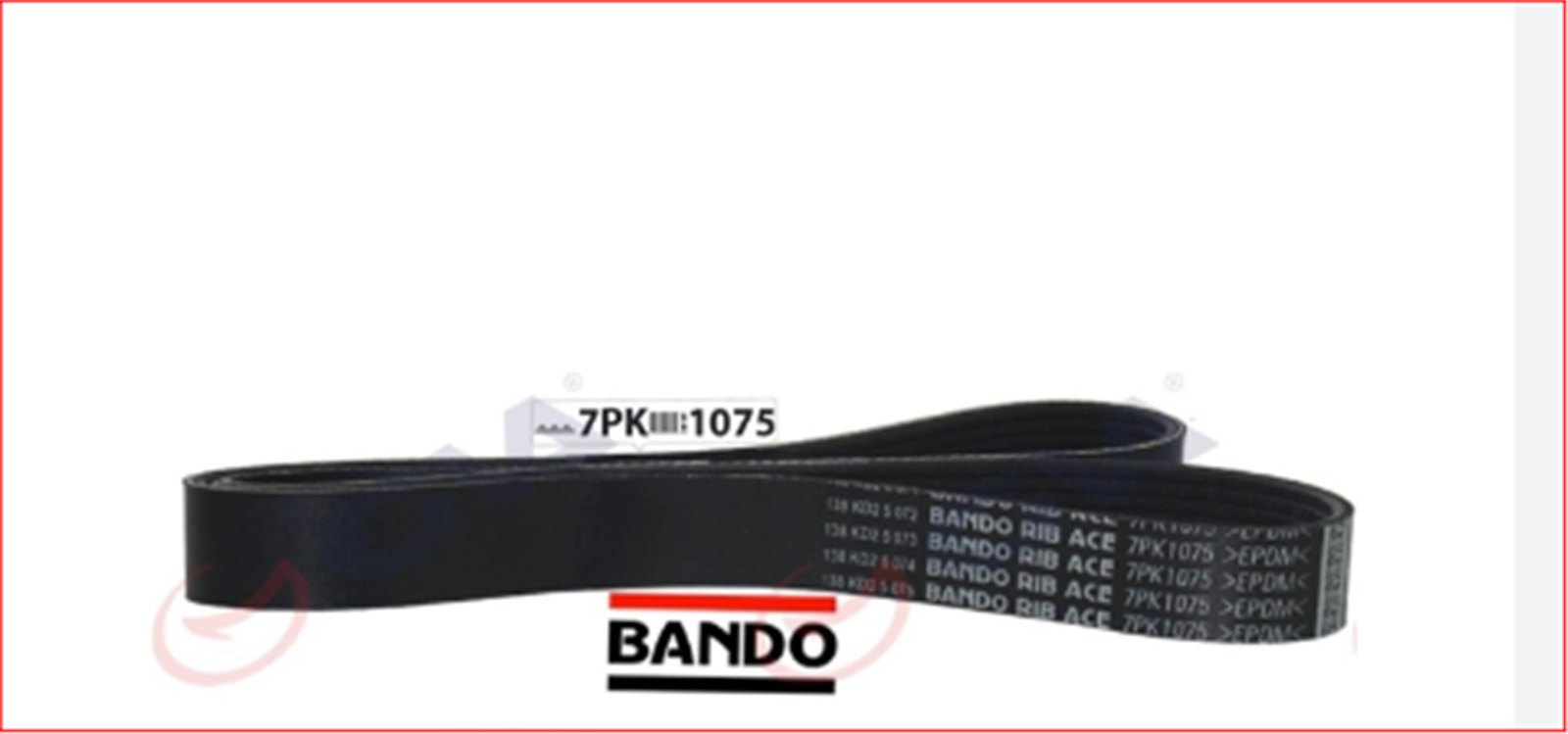 500388408BD - KANALLI KAYIS,BAN-7PK1076-7PK1075-BANDO-GENEL / BANDO