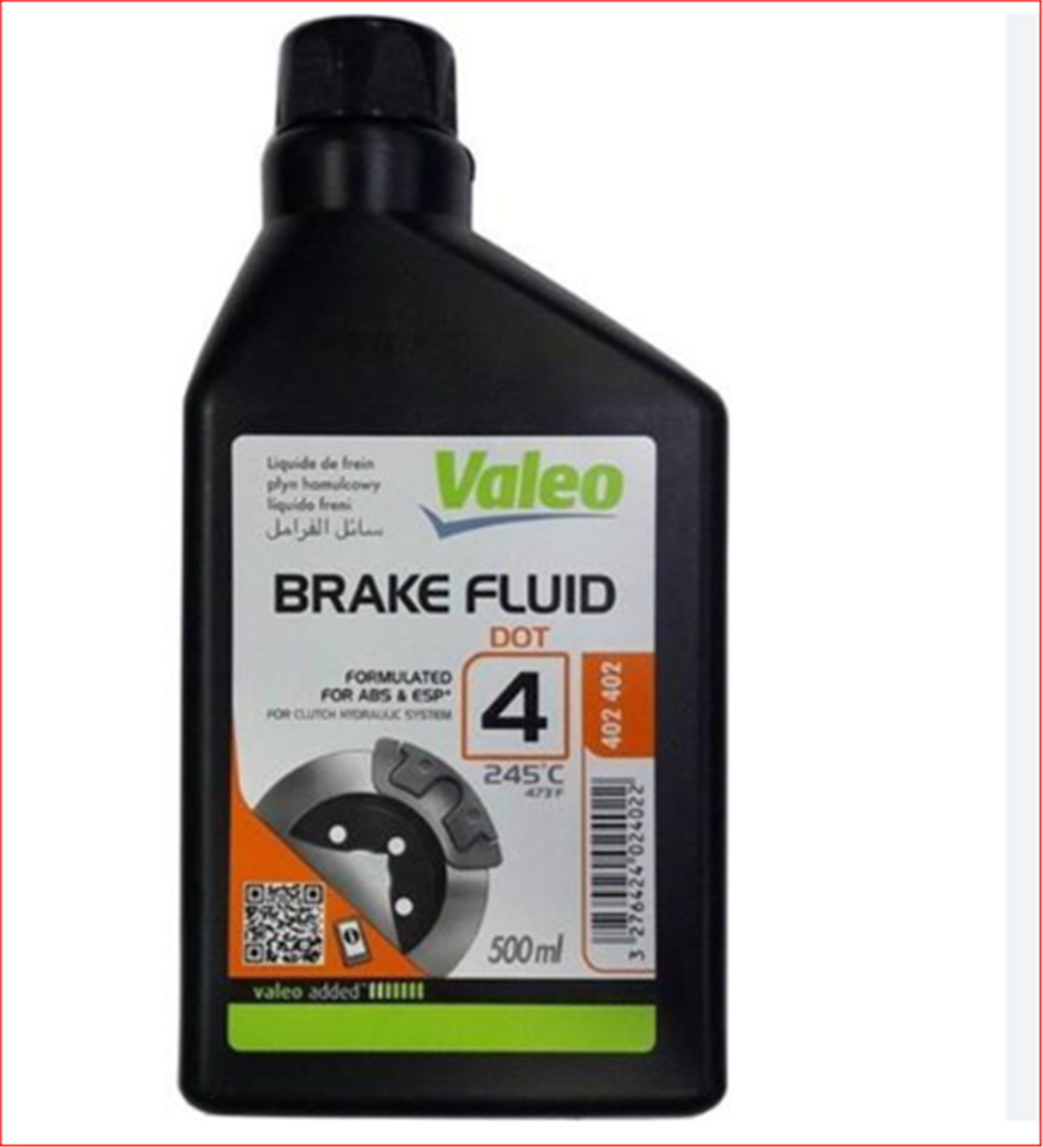 PO-16-V - (402402) FREN HIDROLIK YAGI (DOT4) 0,5 lt GENEL-VALEO-GENEL / VALEO