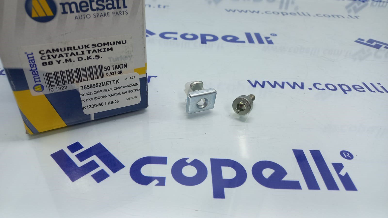 7558952METTK - (701322) CAMURLUK CIVATA+SOMUN TK DKS (DOGAN KARTAL SAHIN)/TPSX / METSAN