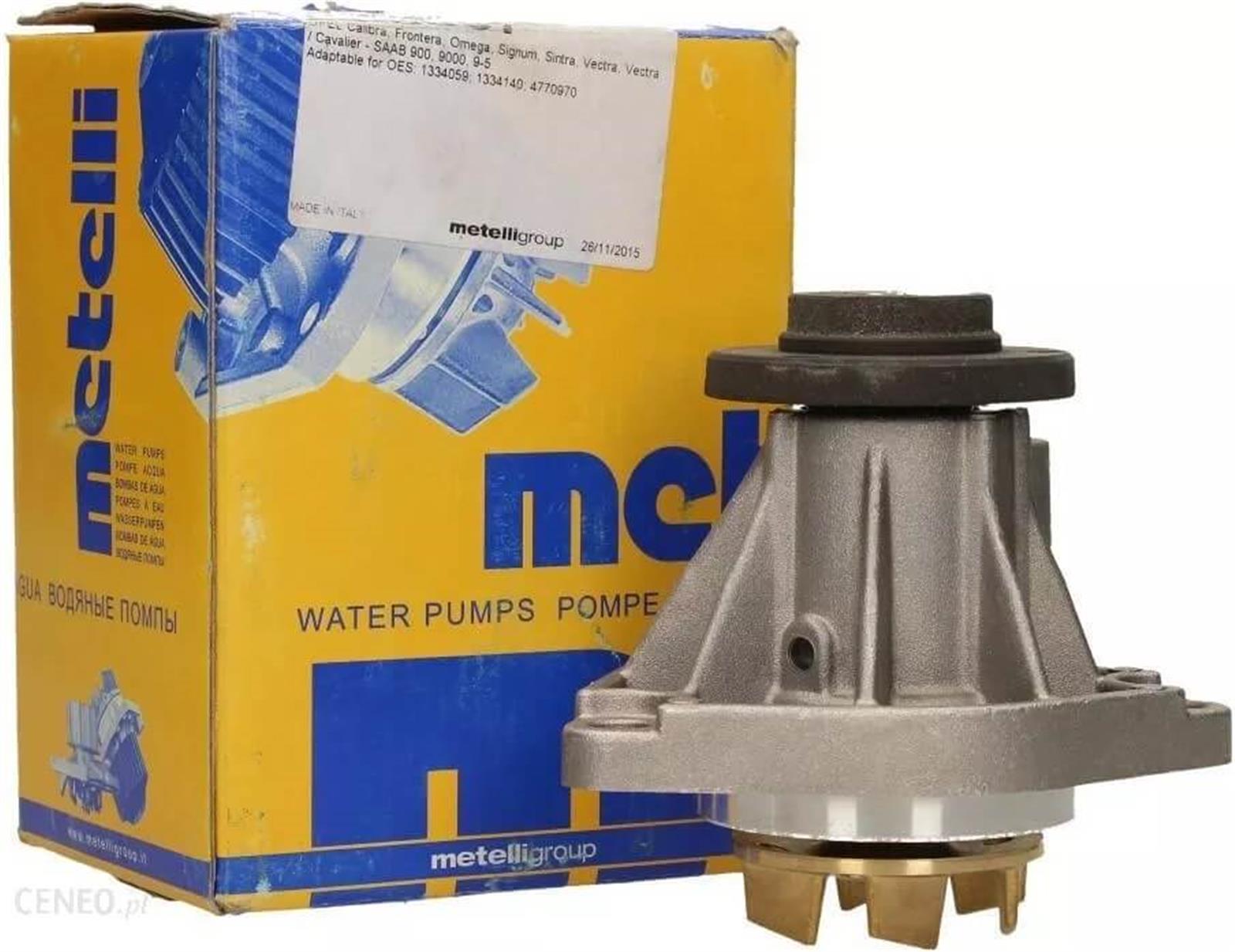 24-0637 - SU POMPASI VECTRA B (96-01) 96-01 2.5 V6 ( 90444649 )( 1334059 )-METELLI-OPEL / METELLI