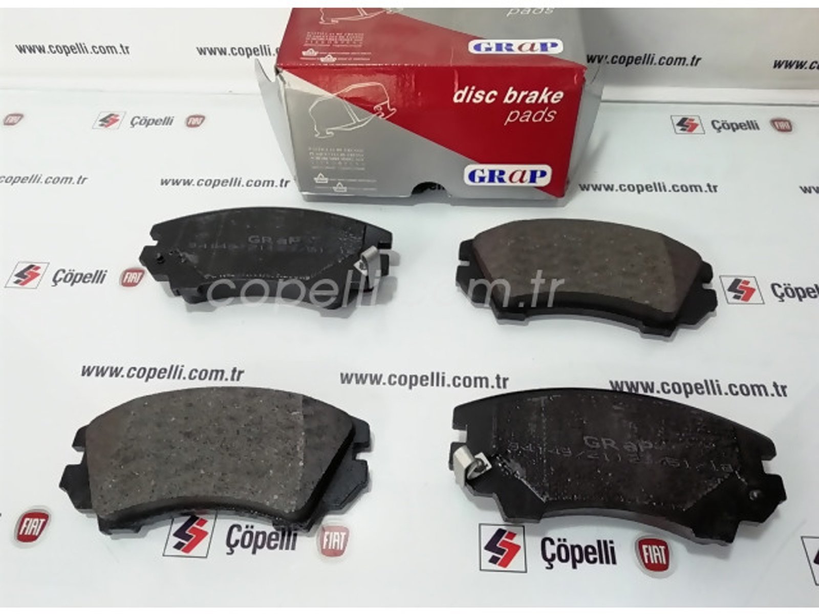 GRP-9 4149 - ON BALATA TK. ON BALATA FISSIZ OPEL INSIGNIA 2,0 CDTI TURBO SW 08 13237751 WVA : 24412 1605186 16052 / GRAP